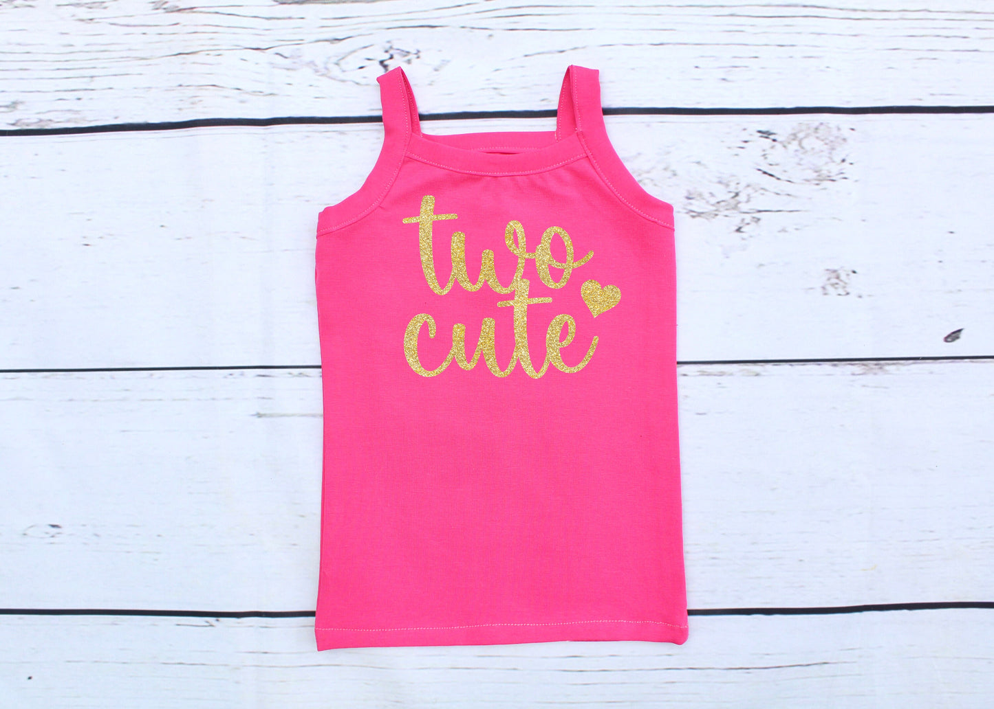 Pink Party Top for Girls 2nd Birthday