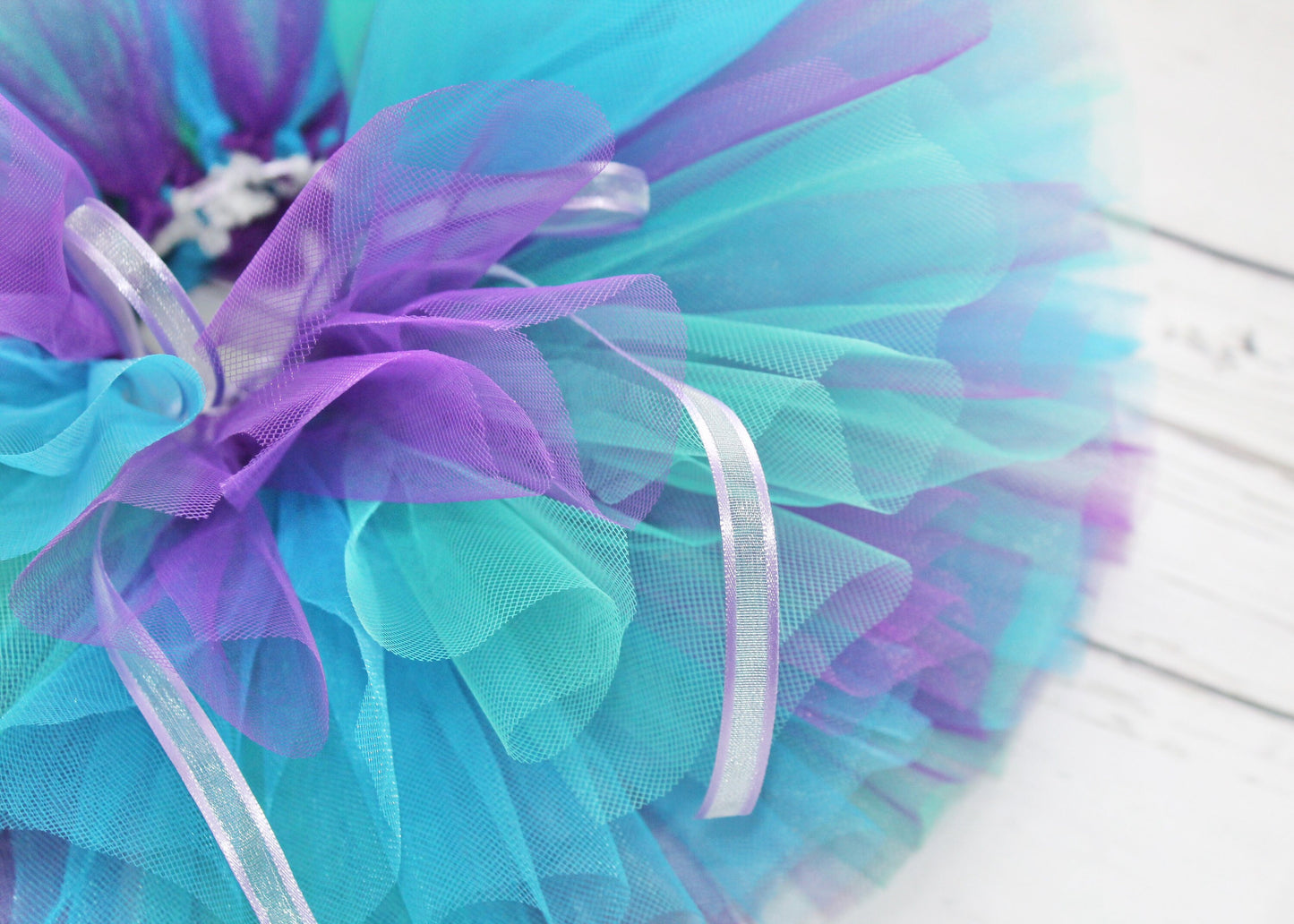 Girls Mermaid Tutu Blue Teal & Purple