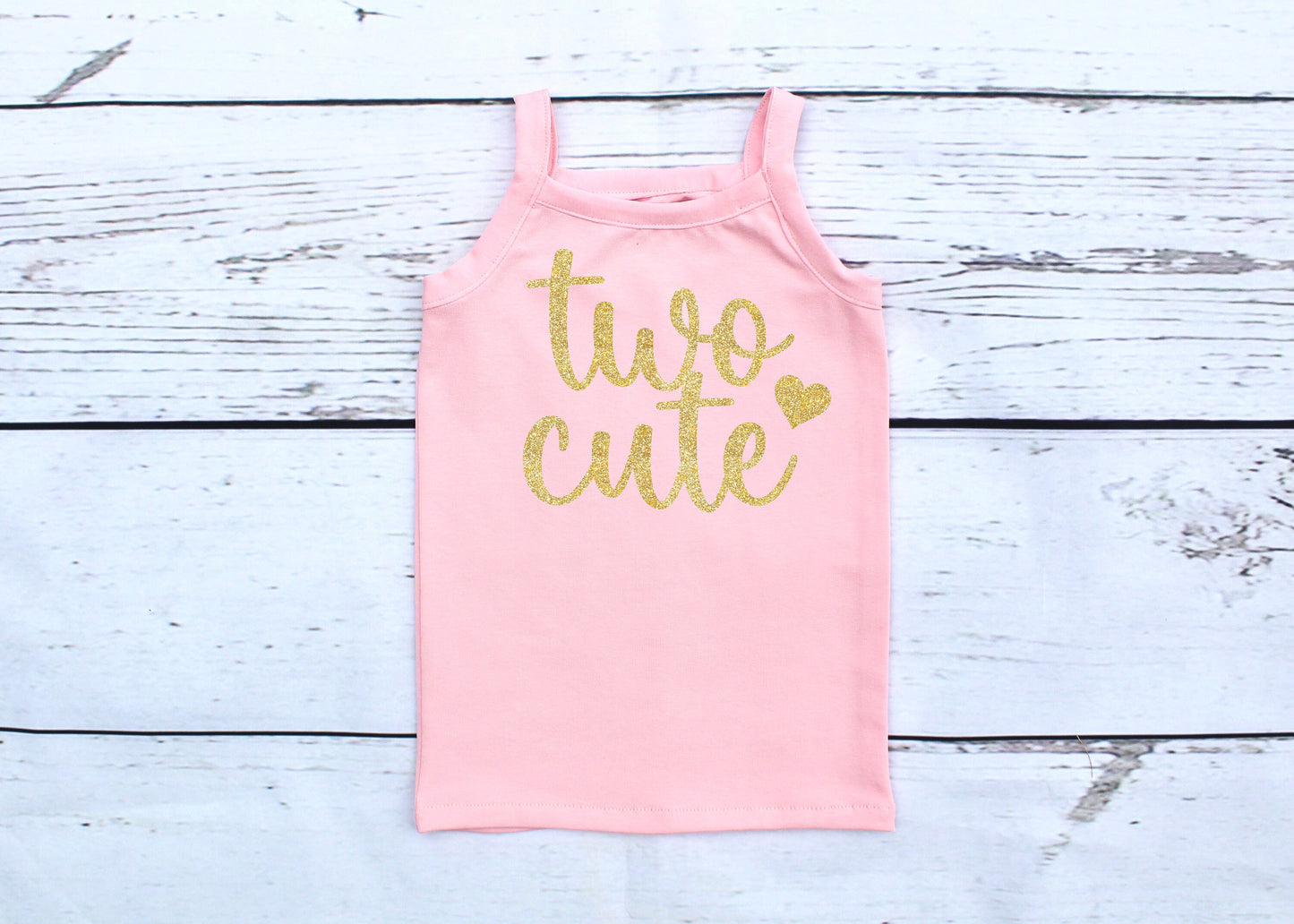 Pink Party Top for Girls 2nd Birthday