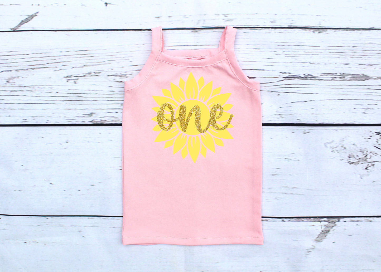 Sunflower Tutu Outfit for 1st Birthday Girl