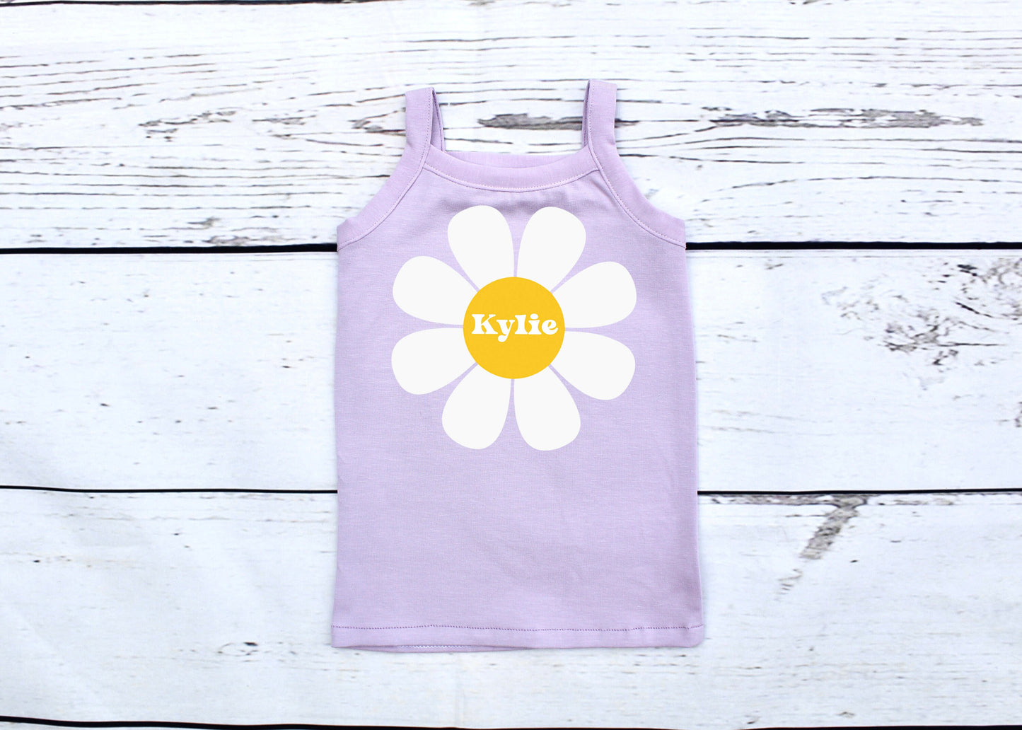 Lilac Groovy Personalised Daisy Leggings Outfit