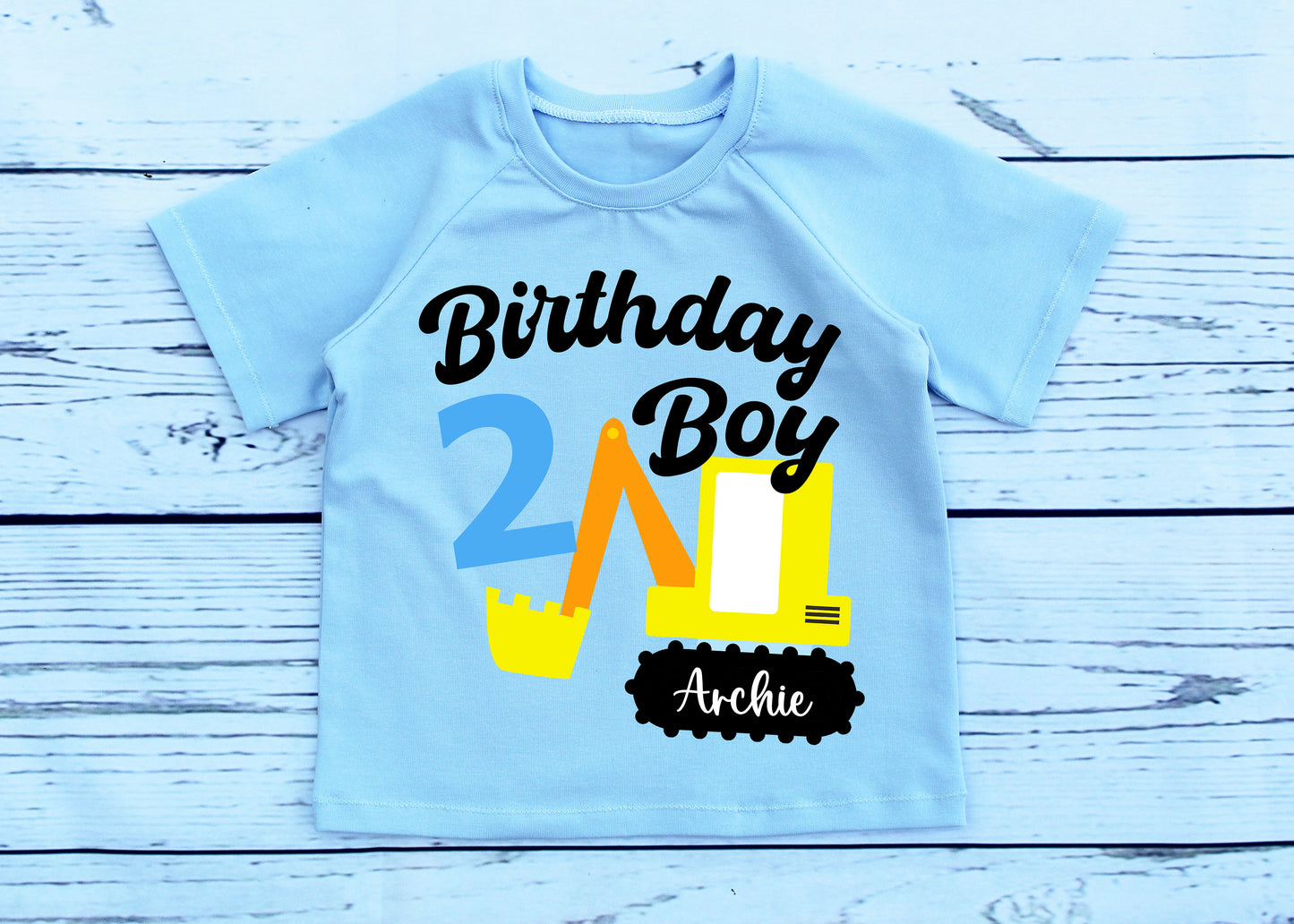 Boys Digger 3rd Birthday Outfit