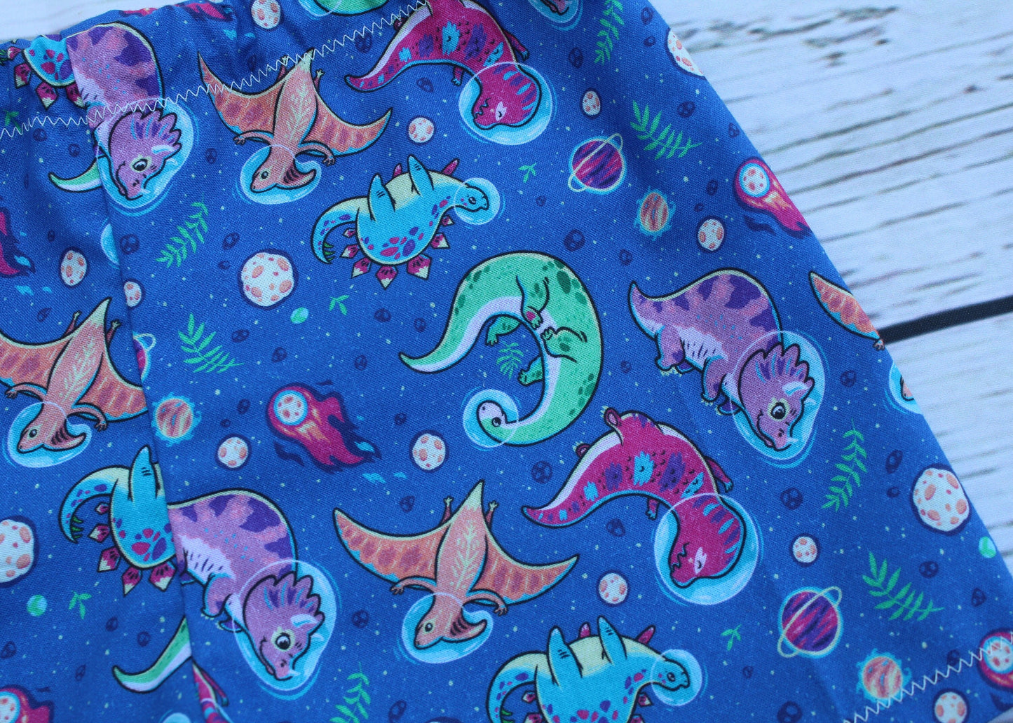 Boys Space Dinosaur Shorts