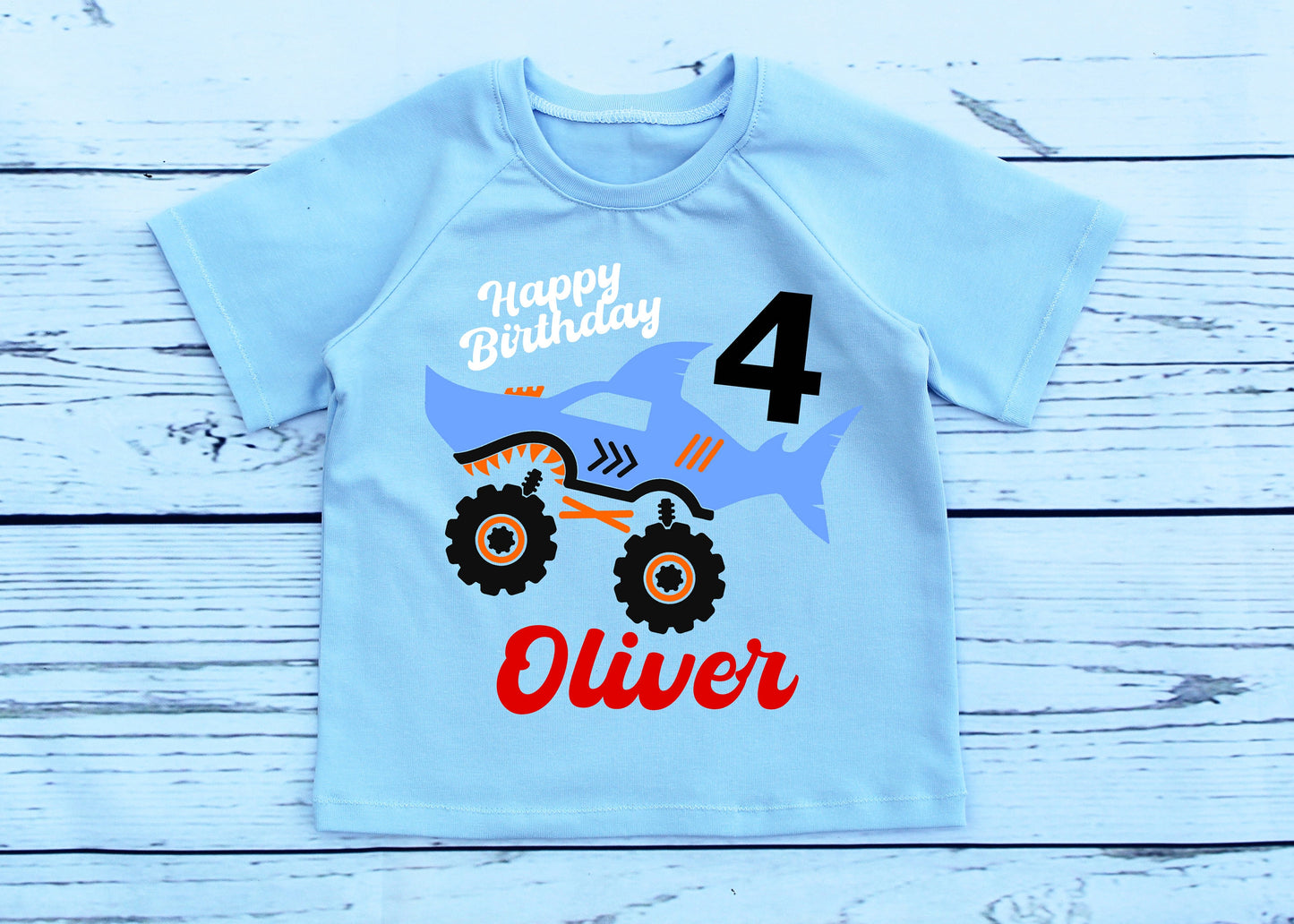 Boys Monster Truck 3rd Birthday Outfit