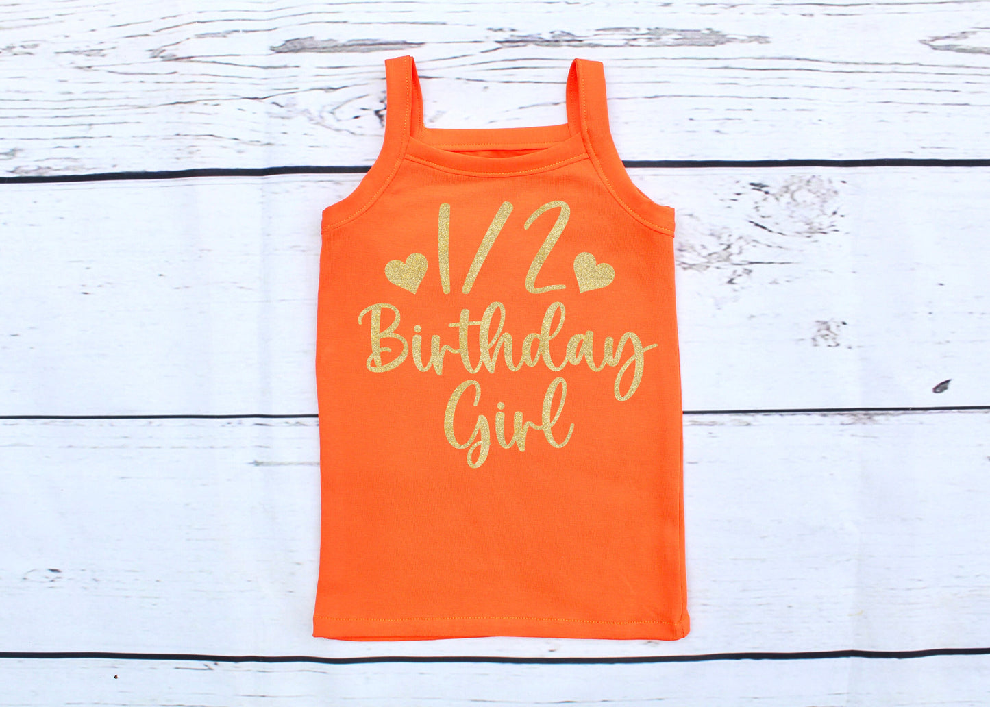 Orange & Yellow Ombre Half Birthday Tutu Outfit