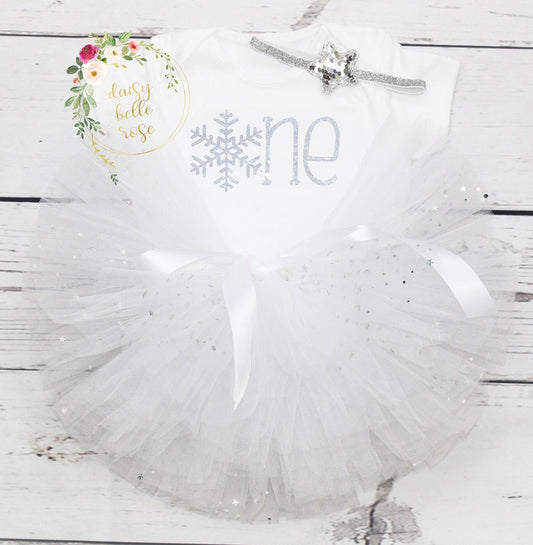 First Birthday Winter Tutu Outfit