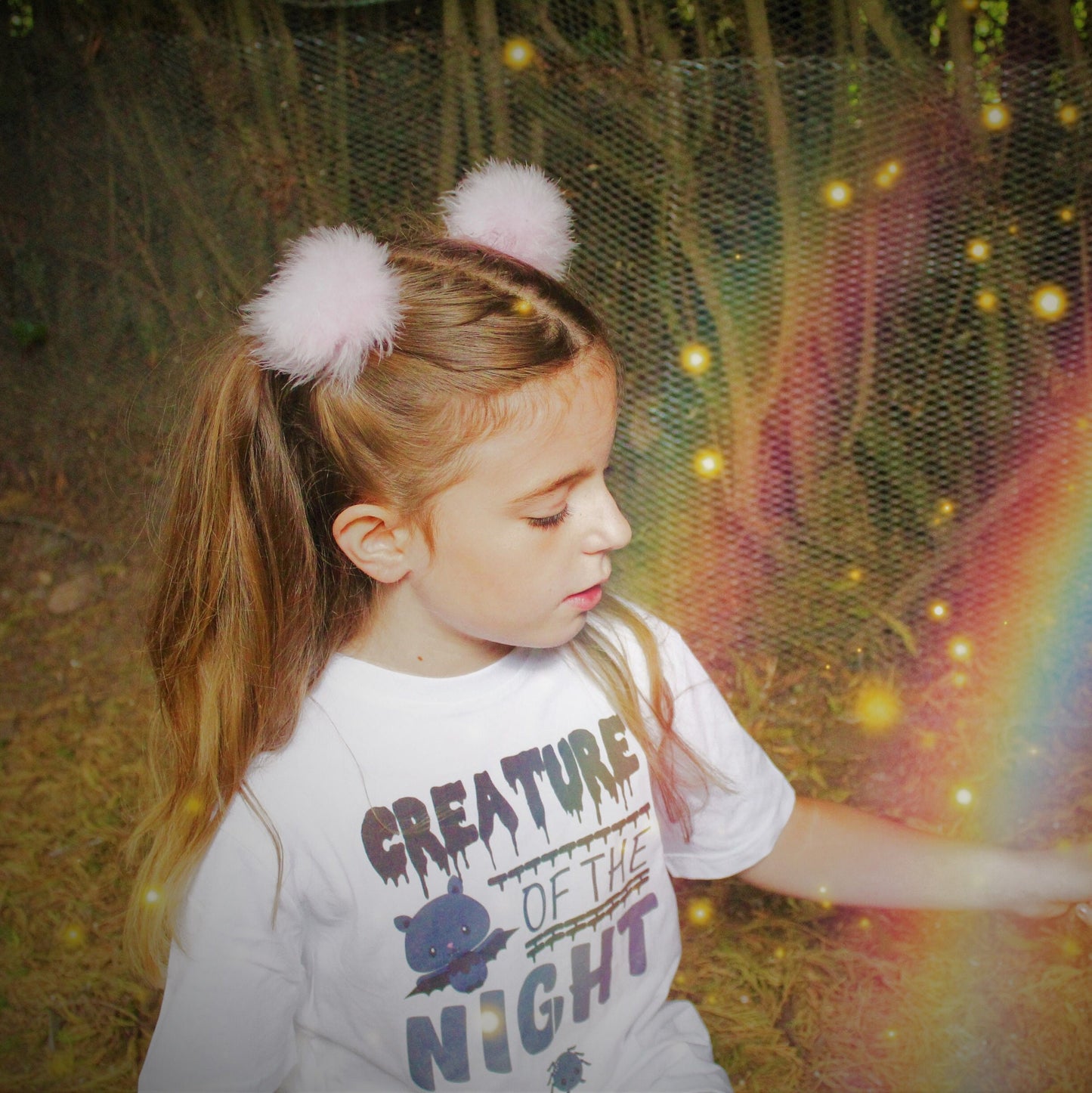 Baby Pink Fluffy Hair Ties