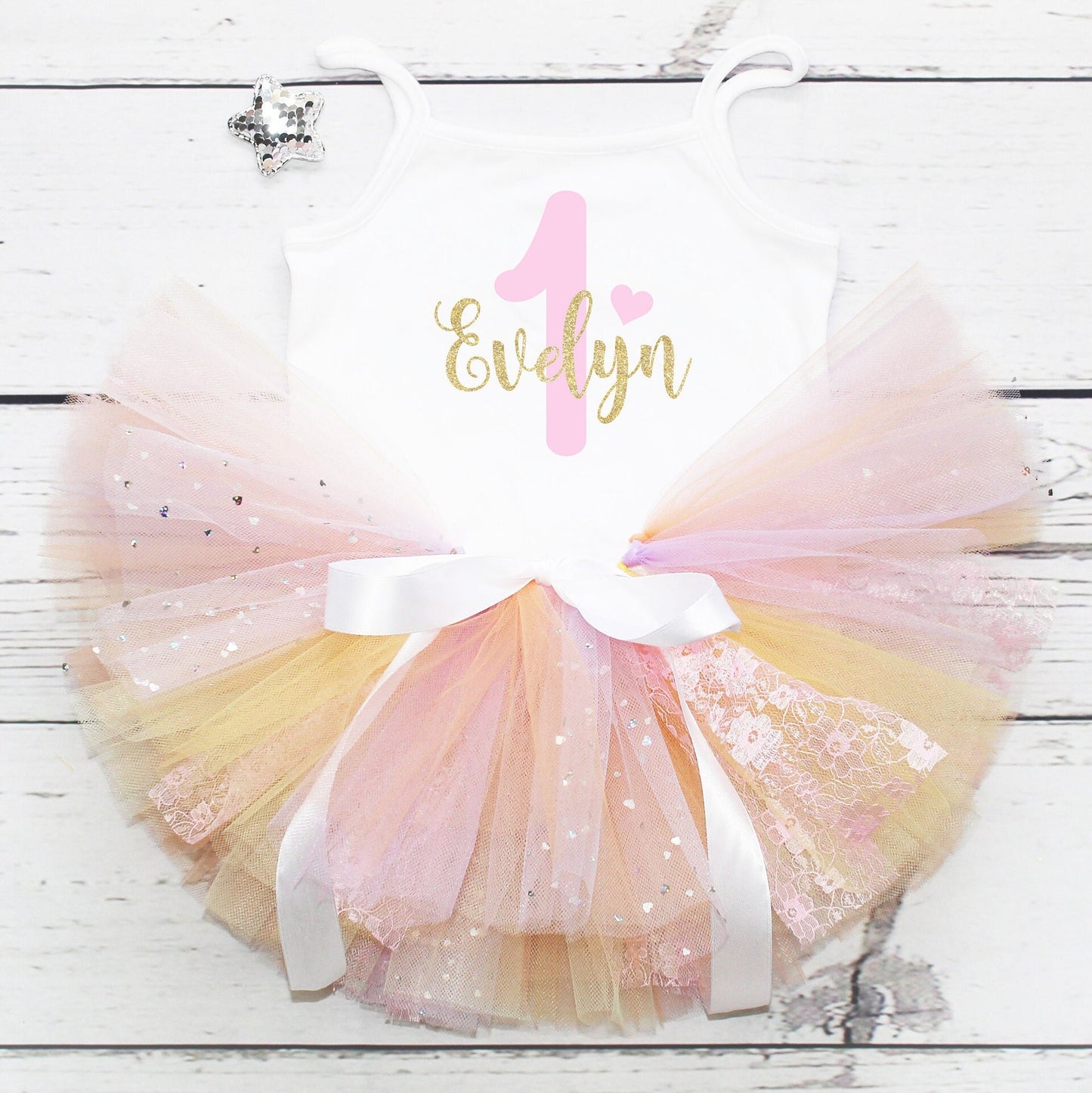 Personalised First Birthday Tutu Set