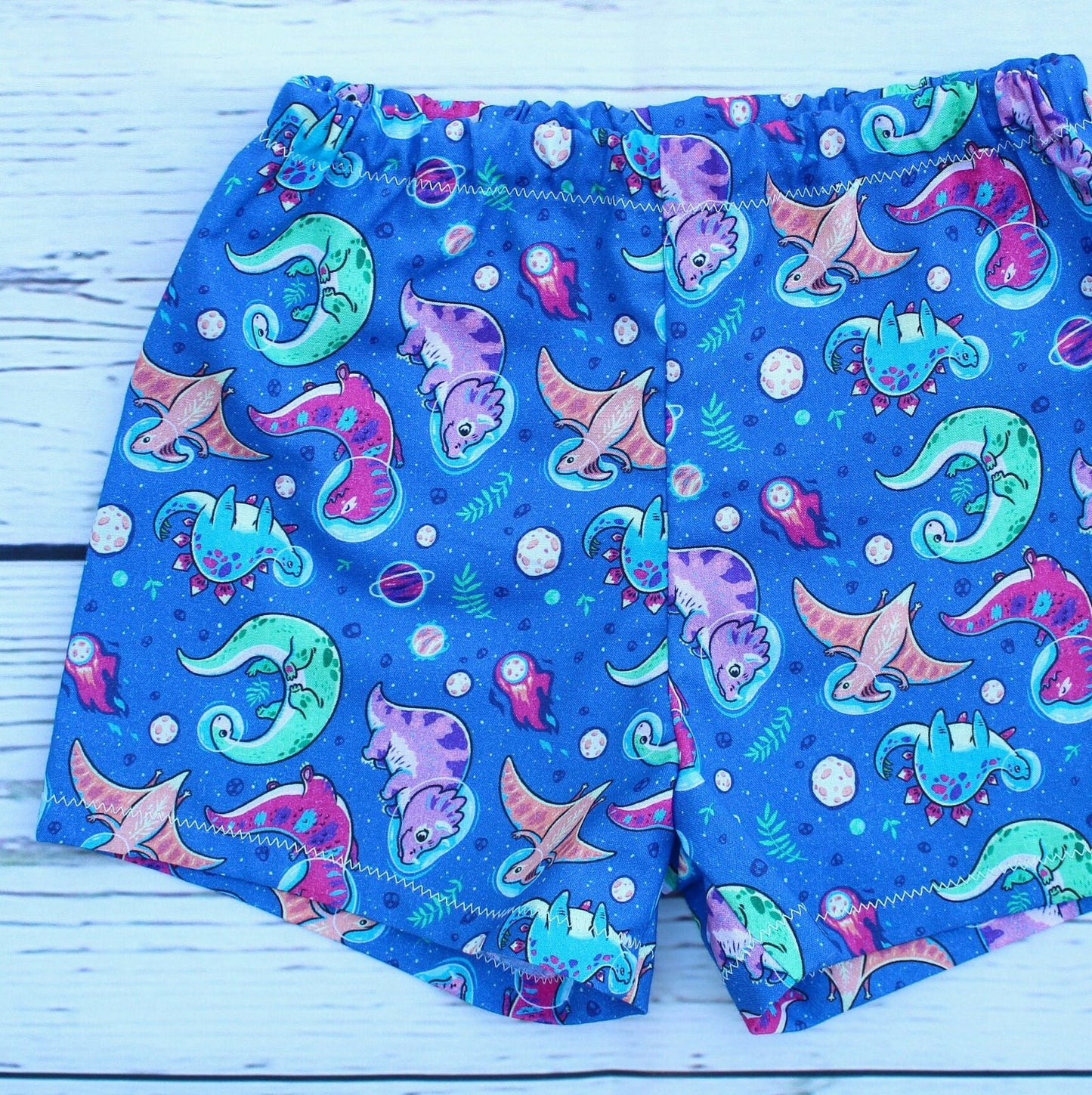 Boys Space Dinosaur Shorts