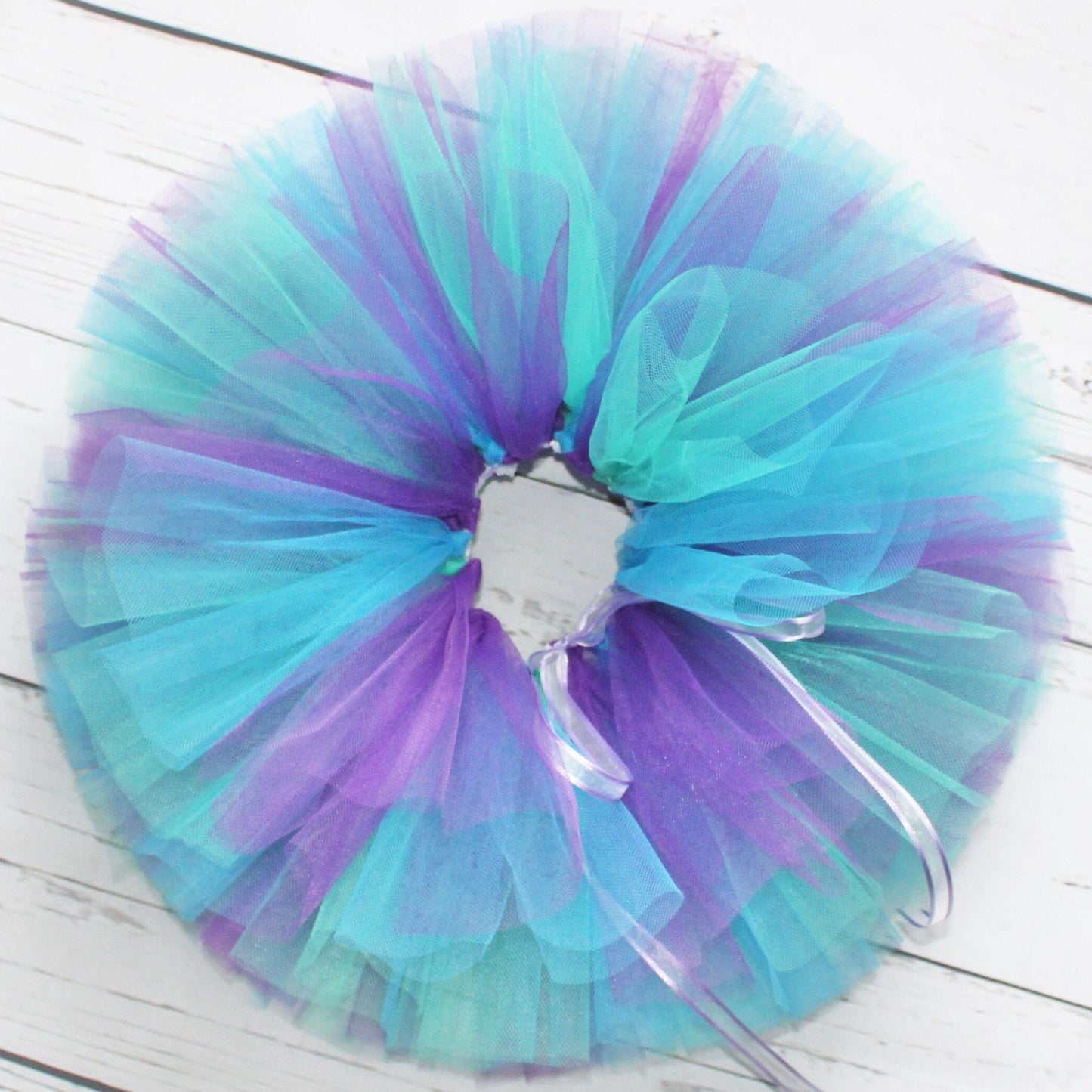 Girls Mermaid Tutu Blue Teal & Purple