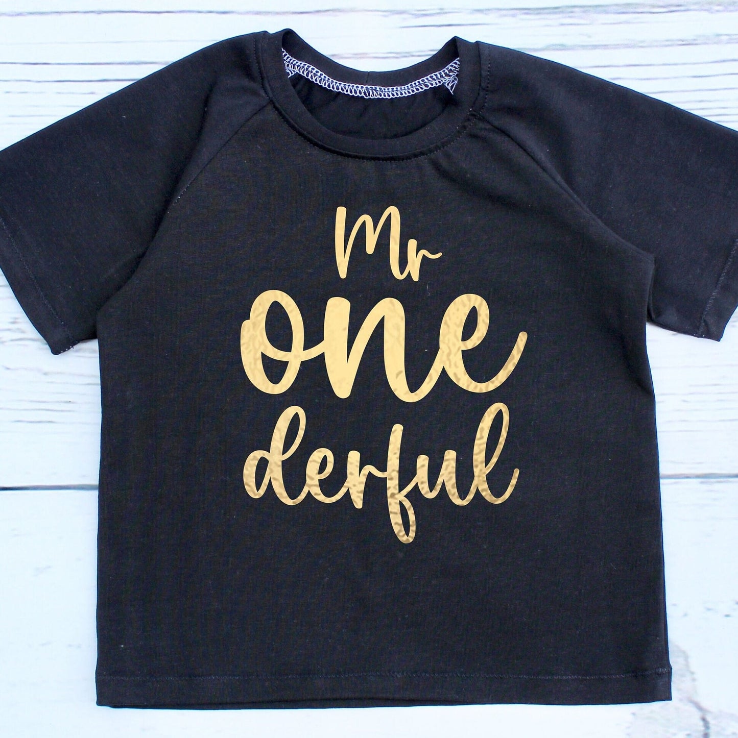 Mr One-derful Baby Boys 1st Birthday T-Shirt