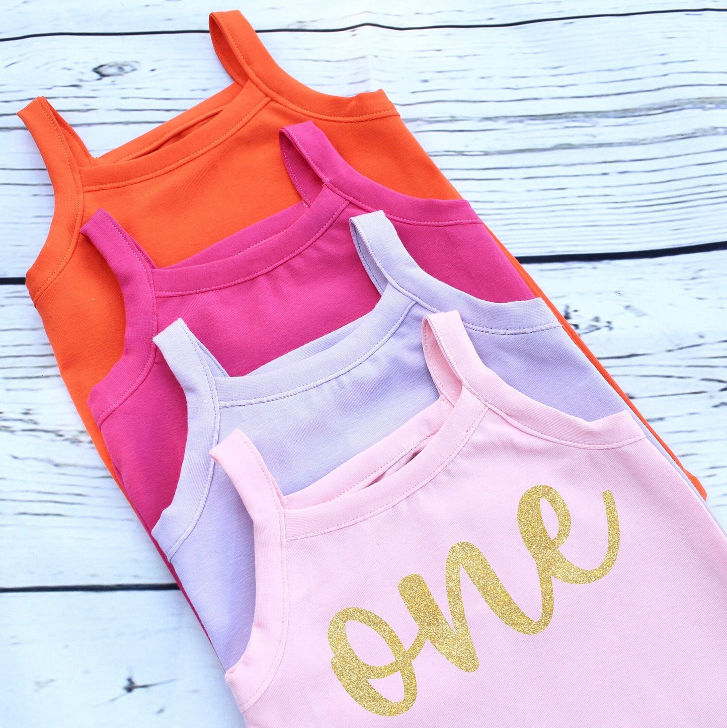 Custom Colour 1st Birthday Top