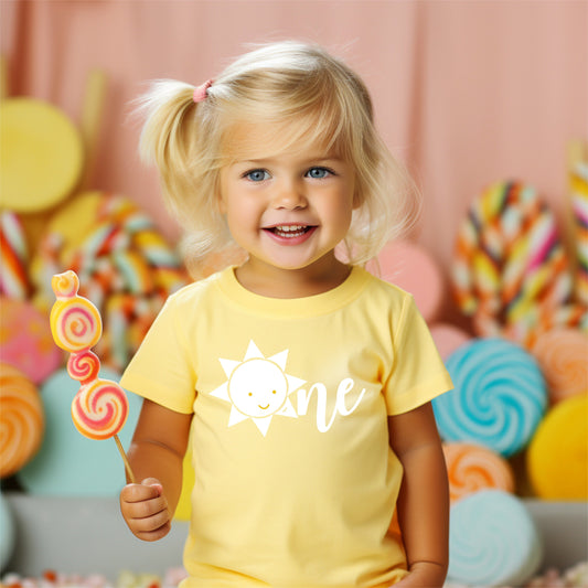 Yellow Sunshine First Birthday T-shirt