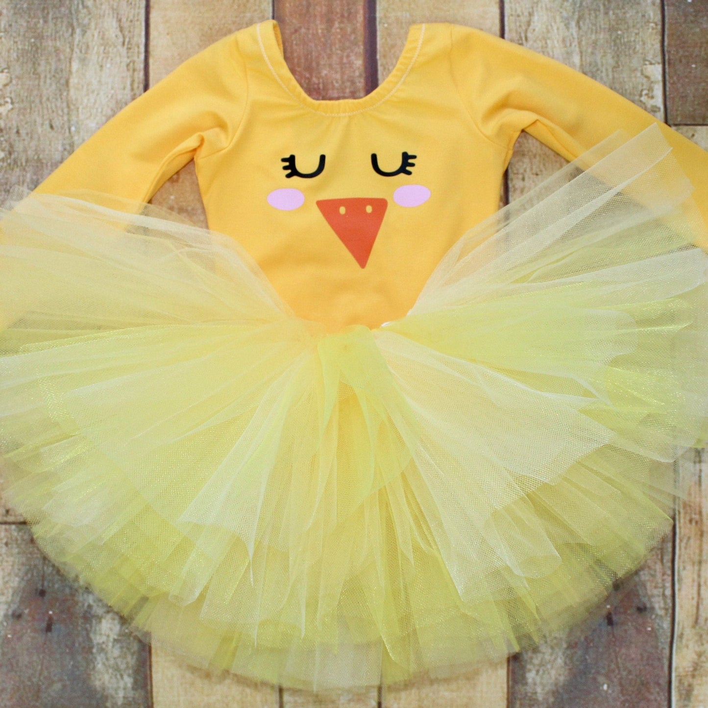 Girls Easter Chick Dressing Up Costume