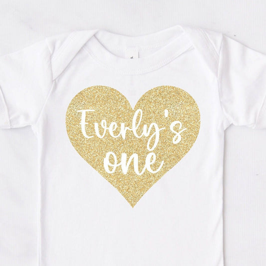 Personalised 1st Birthday Bodysuit