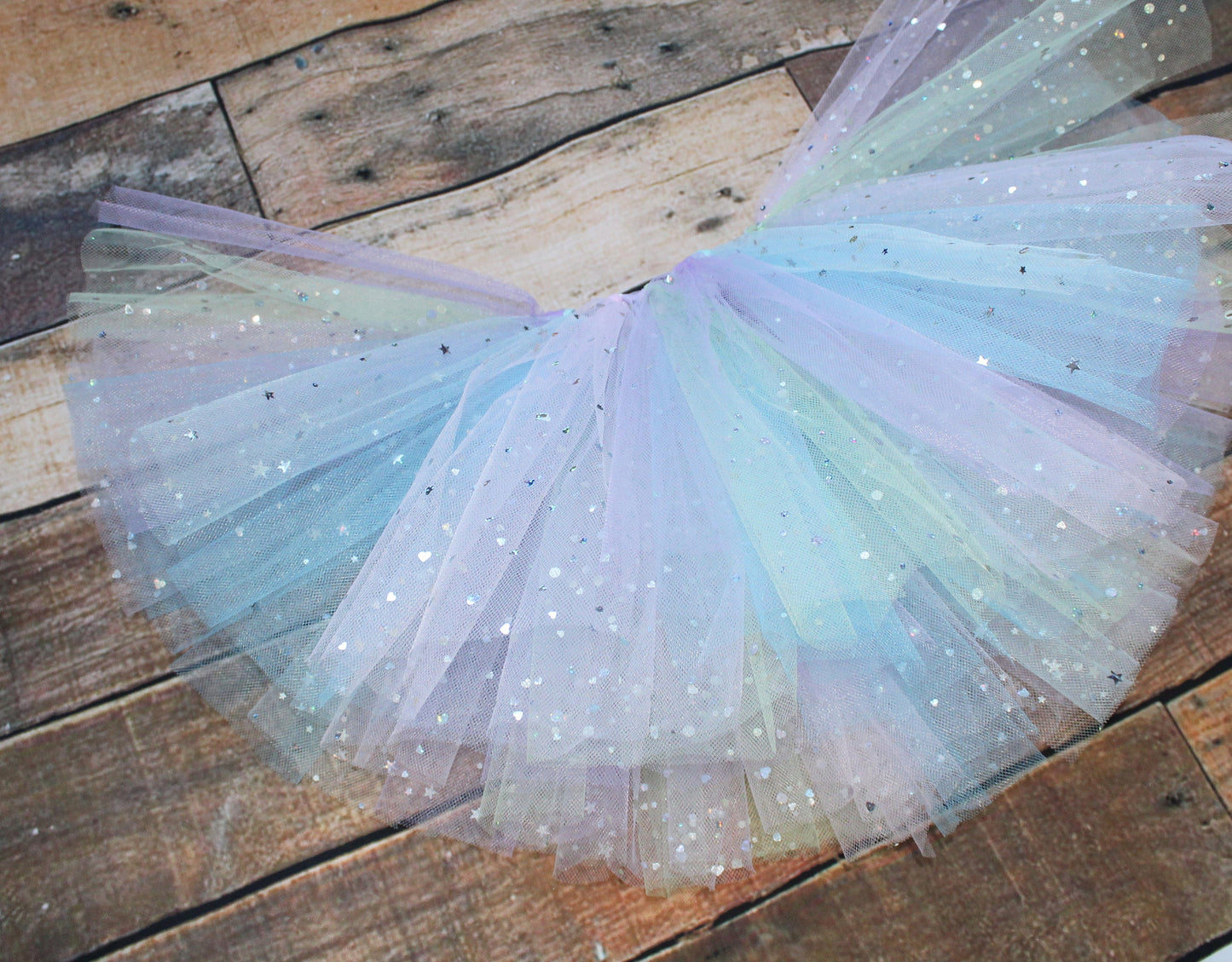 Personalised 1st Birthday Outfit in Pastel Rainbow Shades