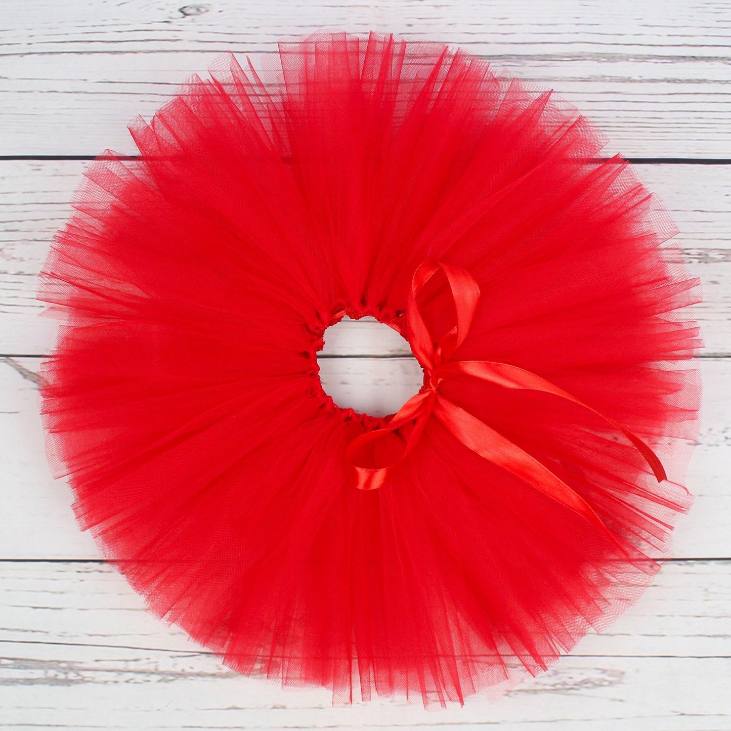 Festive Red Tutu Skirt