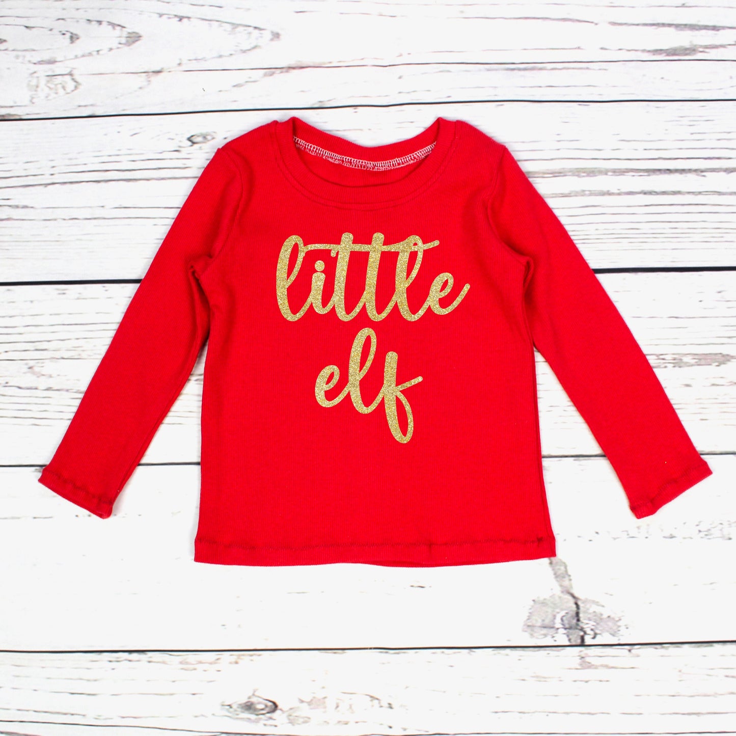 Little Elf Tutu Outfit Red Tutu Outfit