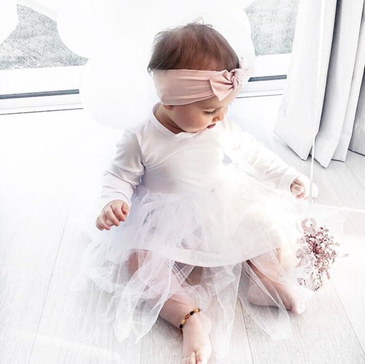 Baby Girls White Tutu Dress