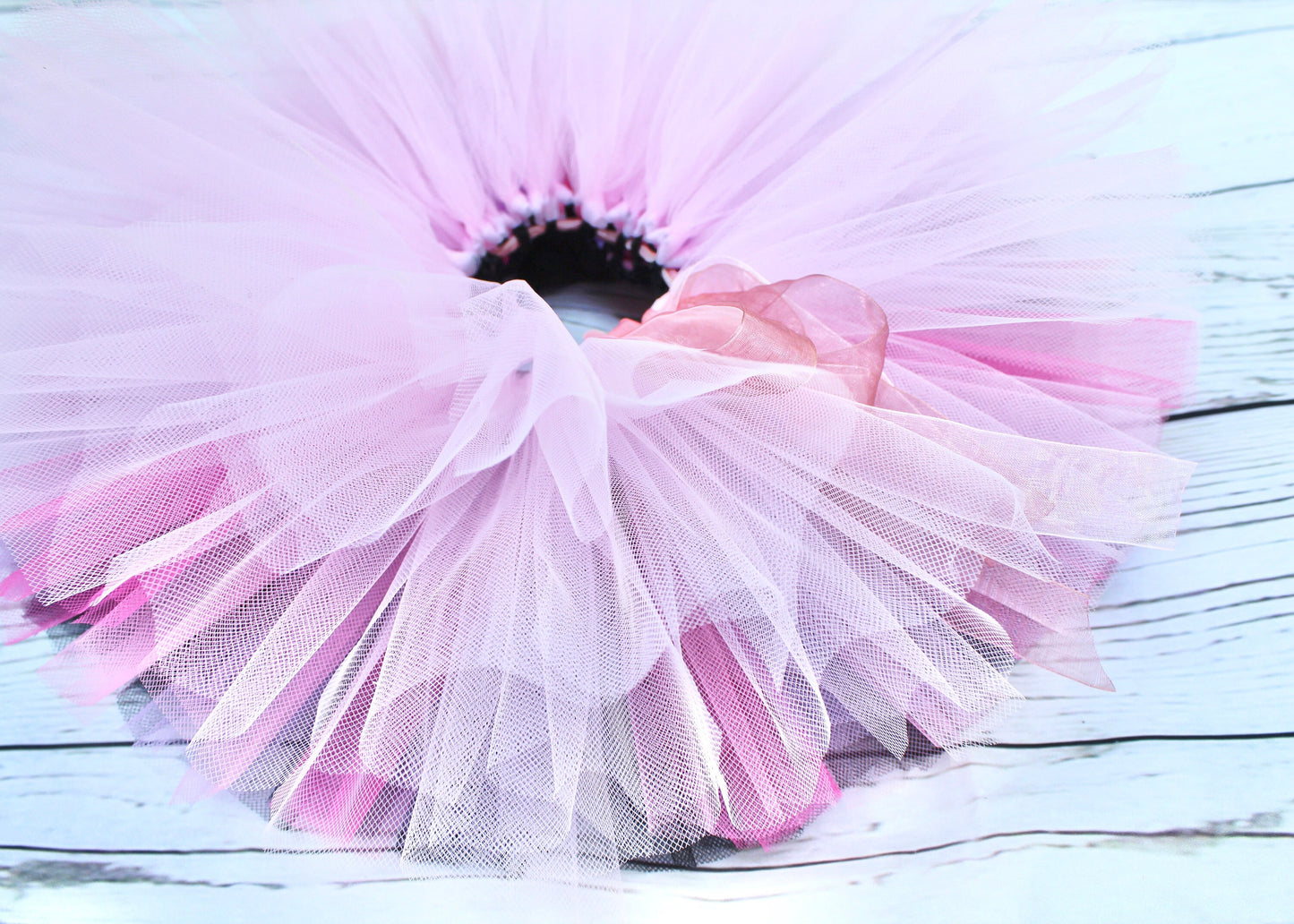 Girls Top, Crown & Tutu Set in Black and Pink