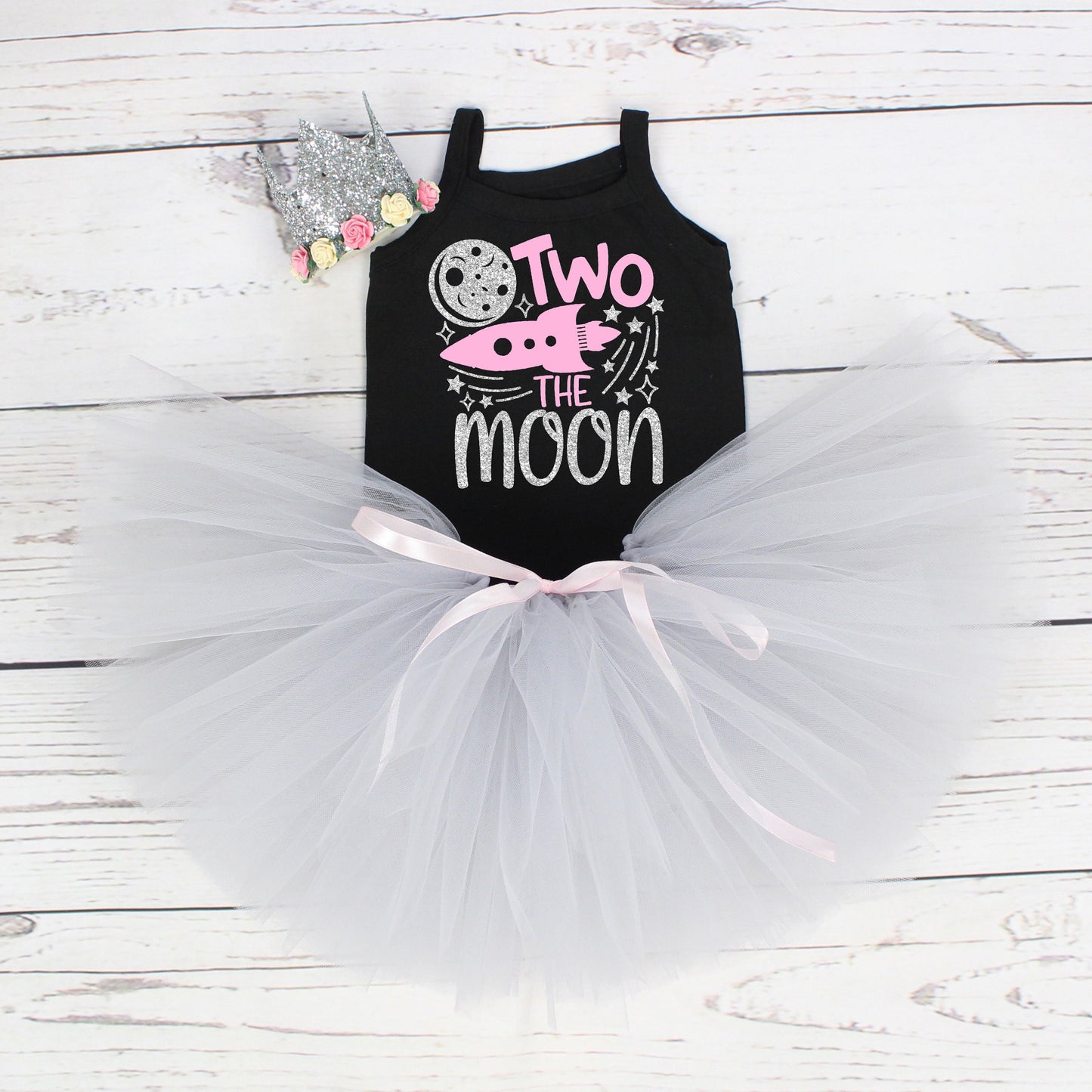 Two The Moon Girls 2nd Birthday Outfit