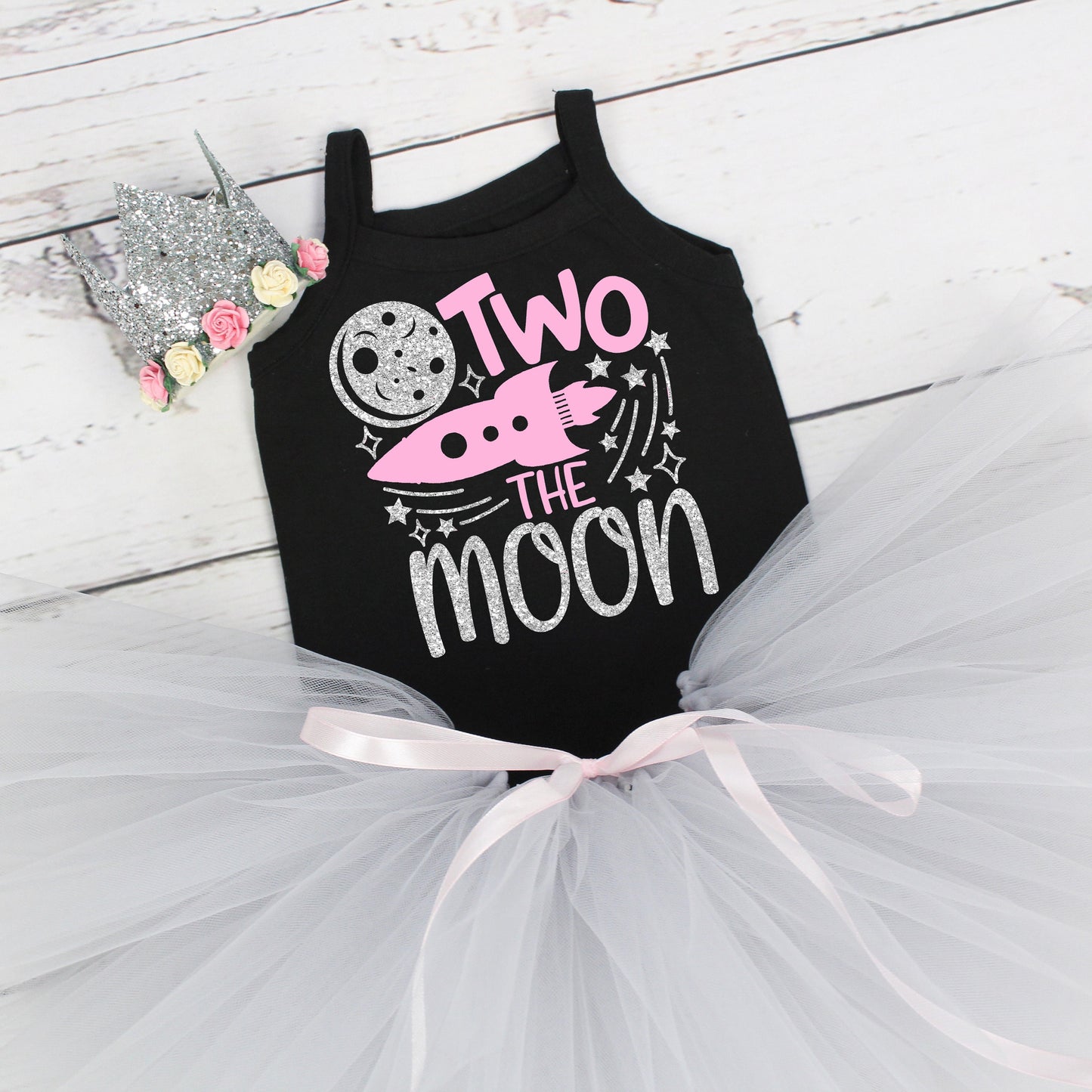 Two The Moon Girls 2nd Birthday Outfit