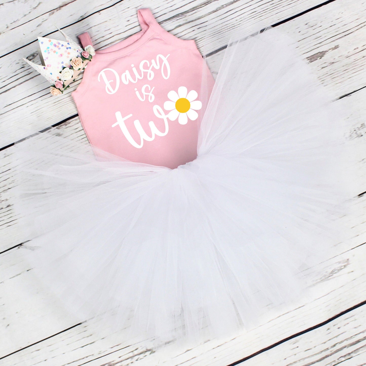 Daisy 2nd Birthday Tutu Outfit