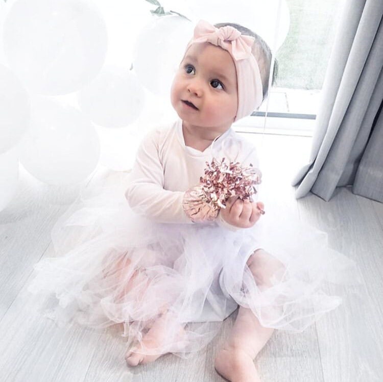 Baby Girls White Tutu Dress
