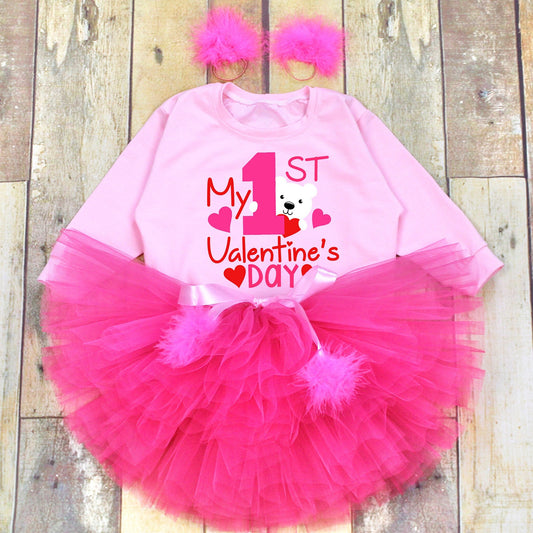 My First Valentine's Tutu Outfit